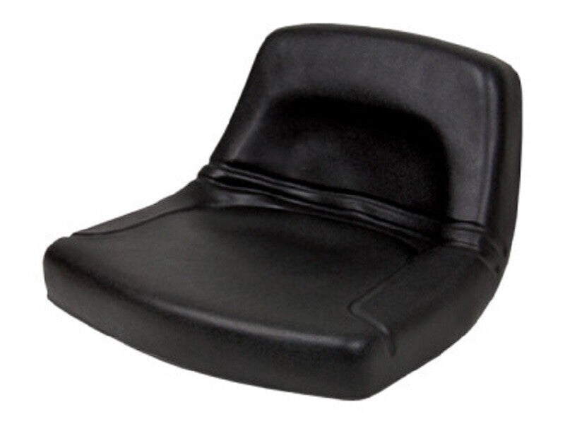 DURAFORCE Replacement For Seat Low-Back Steel Pan Style 18" Wide x 10-1/2" Tall - Black