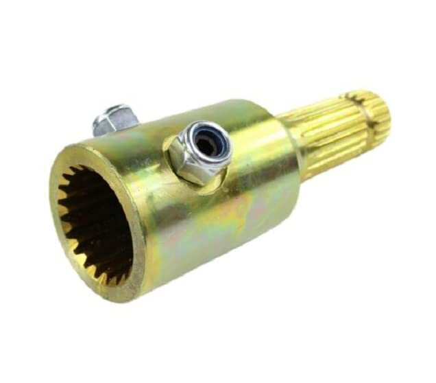 DURAFORCE PTO Adapter 1-3/4" 20 Spline Female x 1-3/8" 21 Spline Male - Extends PTO 4-1/2"