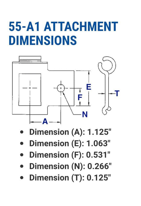 DURAFORCE 5 of Right Hand Attachment Links For 55 Detachable Steel Chain 55 A1R