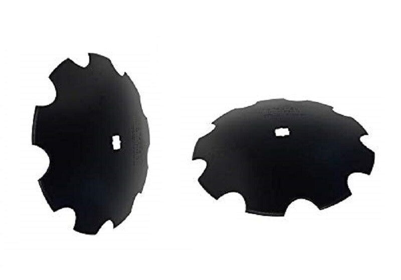 DURAFORCE 2 of 22" Notched Disc Harrow Blade 1-1/8" x 1-1/4" Square 6 Gauge 5 MM Thick