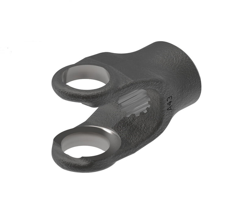 DURAFORCE Weasler 1" Bore x 15 Spline Shaft Weld Lawn & Garden Yoke w/o Bearing Groove 6N