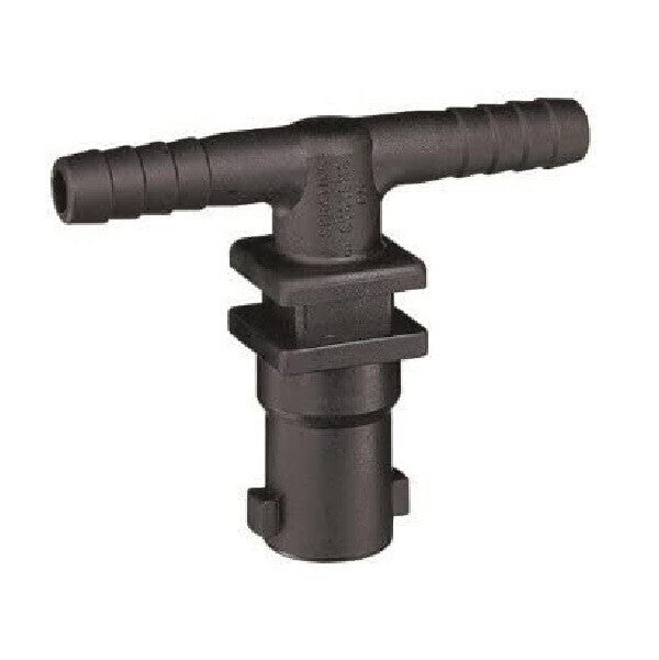 DURAFORCE 5 of Quick Nozzle Body Elbow Double Hose Barb For 3/8" ID Hose 125 Max PSI