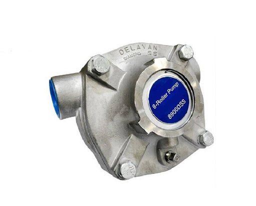 DURAFORCE Delavan 8 Roller Diamond Pump 15/16" Shaft & 1" NPT Inlet & Outlet 8900DSS