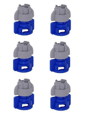 DURAFORCE Pack of 6 - Greenleaf Medium Pressure TurboDrop XL Blue/Gray Spray Nozzle 110°