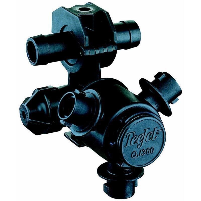 DURAFORCE 5 of 3-Outlet Quick Nozzle Body Check Valve 3/4" ID Double Hose Shank Dry Boom