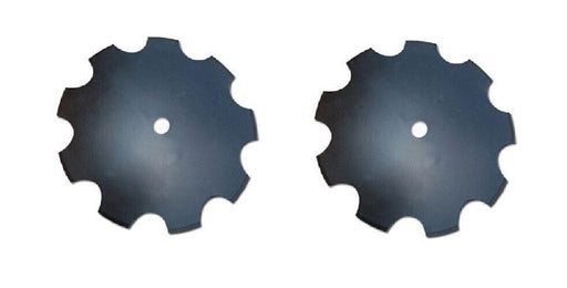DURAFORCE 2 of 22" Notched Disc Harrow Blade 1-1/2" Round 6 Gauge 5 MM Thick N226112R