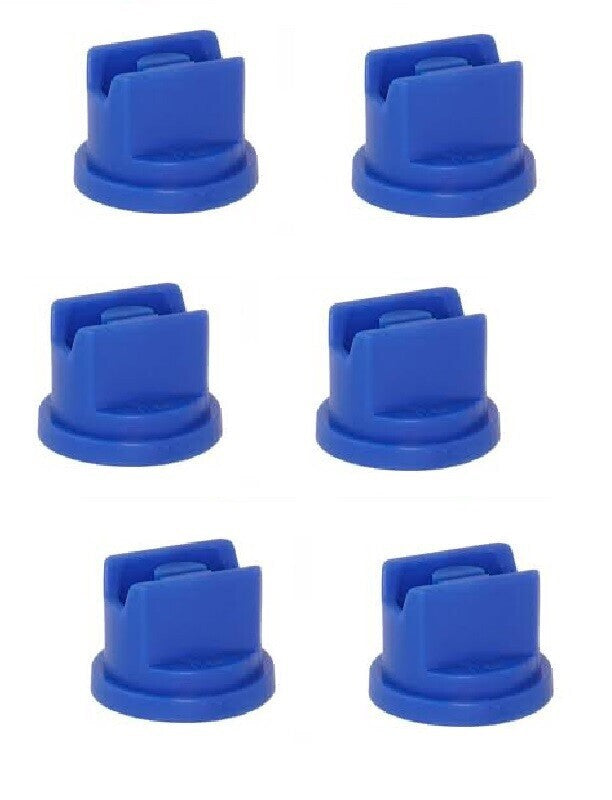 DURAFORCE Pack of 6 - Greenleaf Spraymax Extended Range Blue Spray Tip 110° SMP11003