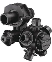 DURAFORCE 2 of 5-Outlet Quick Nozzle Body w/ Check Valve 3/4" ID Double Hose Shank For Dry