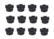 DURAFORCE Pack of 12 - Quick TeeJet Black Nylon Cap For TP, XR, DG, OC, Turbo & AIXR Tips