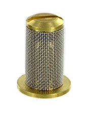 DURAFORCE Teejet Brass Check Valve Tip Strainer w/ SS 100 Mesh Screen Opens @ 10 PSI
