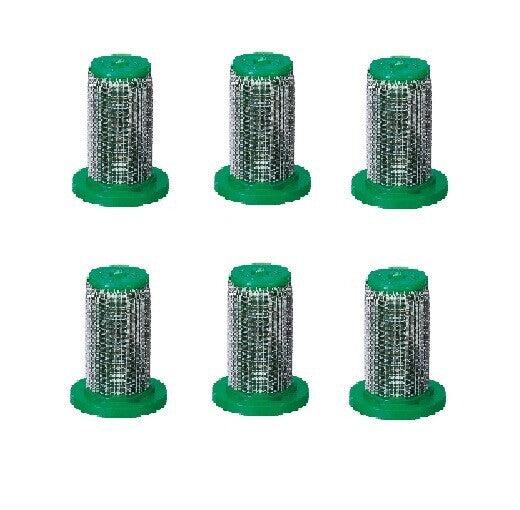 DURAFORCE 6 of Teejet Poly Check Valve Tip Strainer w/ SS 100 Mesh Screen Opens @ 10 PSI