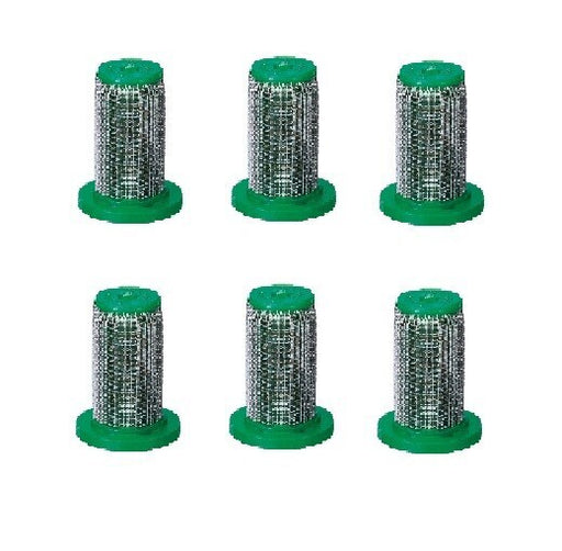 DURAFORCE 6 of Teejet Poly Check Valve Tip Strainer w/ SS 100 Mesh Screen Opens @ 10 PSI