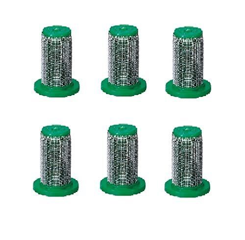 DURAFORCE 6 of Teejet Poly Check Valve Tip Strainer w/ SS 100 Mesh Screen Opens @ 10 PSI