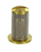 DURAFORCE 25 of Teejet Brass Check Valve Tip Strainer w/ SS 50 Mesh Screen Opens @ 5 PSI