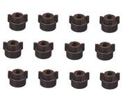 DURAFORCE Pack of 12 - Quick TeeJet Brown Nylon Cap For TP, XR, DG, OC, Turbo & AIXR Tips