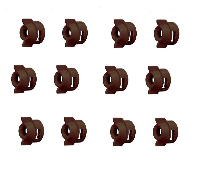 DURAFORCE Pack of 12 - Quick TeeJet Brown Nylon Cap For TK-V & TF-V Style Spray Tip
