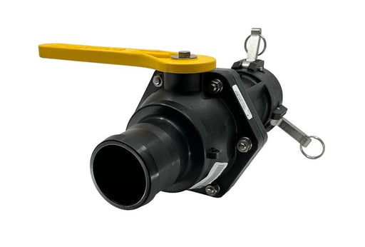 DURAFORCE Banjo 3" Poly Full Port Ball Valve Easy-Fill with Carry Handle VSBHB305FP