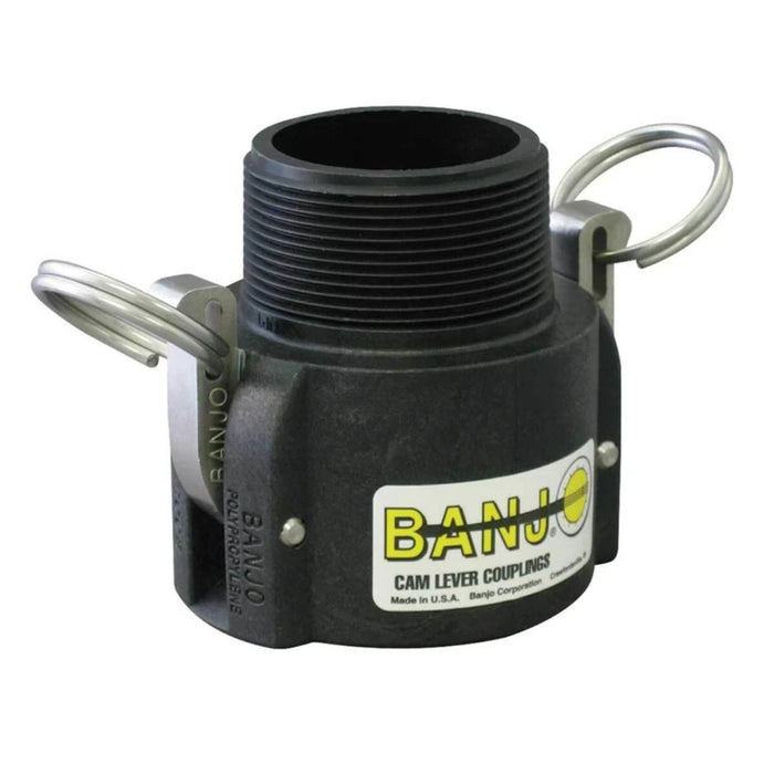 DURAFORCE 2 of 3/4" Banjo Poly Cam Lever Female Coupler - 3/4" Male NPT USA MADE 75B-3/4