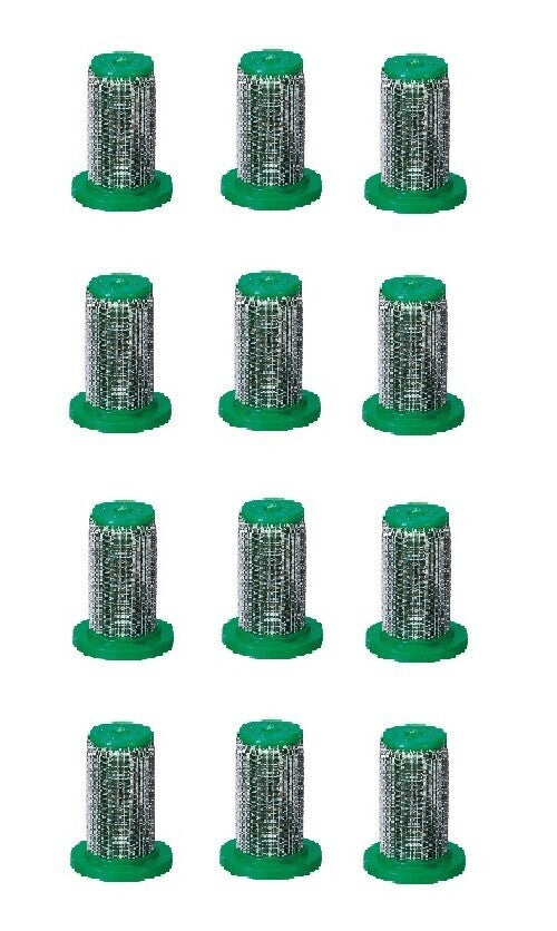 DURAFORCE 12 of Teejet Poly Check Valve Tip Strainer w/ SS 100 Mesh Screen Opens @ 10 PSI