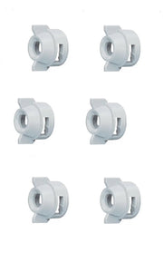 DURAFORCE Pack of 6 - Quick TeeJet White Nylon Cap For TK-V & TF-V Style Spray Tip