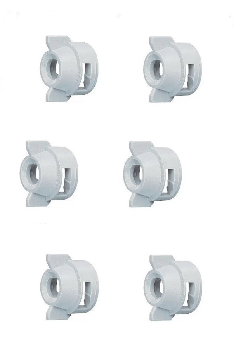 DURAFORCE Pack of 6 - Quick TeeJet White Nylon Cap For TK-V & TF-V Style Spray Tip