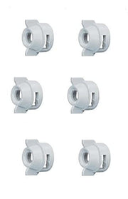 DURAFORCE Pack of 6 - Quick TeeJet White Nylon Cap For TK-V & TF-V Style Spray Tip