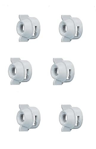 DURAFORCE Pack of 6 - Quick TeeJet White Nylon Cap For TK-V & TF-V Style Spray Tip