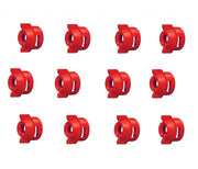 DURAFORCE Pack of 12 - Quick TeeJet Red Nylon Cap For TK-V & TF-V Style Spray Tip