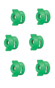 DURAFORCE Pack of 6 - Quick TeeJet Green Nylon Cap For TK-V & TF-V Style Spray Tip