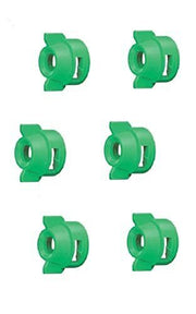 DURAFORCE Pack of 6 - Quick TeeJet Green Nylon Cap For TK-V & TF-V Style Spray Tip