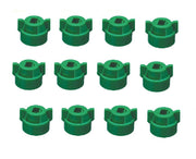 DURAFORCE Pack of 12 - Quick TeeJet Green Nylon Cap For TP, XR, DG, OC, Turbo & AIXR Tips