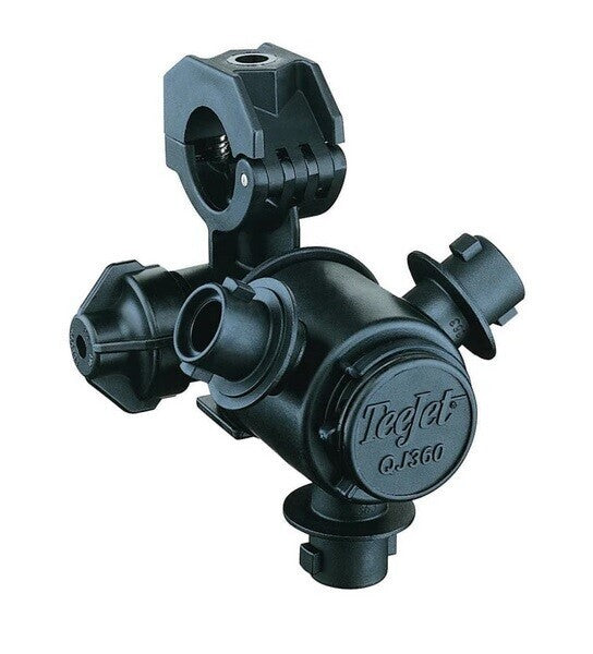 DURAFORCE 2 of 3-Outlet Quick Nozzle Body w/ Check Valve Fits 3/4" Pipe For Wet Booms