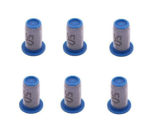 DURAFORCE 6 of Teejet Poly Check Valve Tip Strainer w/ SS 50 Mesh Screen Opens @ 10 PSI
