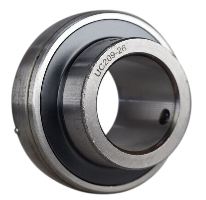 DURAFORCE Insert Bearing 1-5/8" Bore Wide Inner Race w/ Eccentric Locking Collar UC209-26