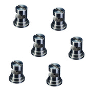 DURAFORCE Pack of 6 - TeeJet FloodJet SS Wide Angle Flat Spray Tip 0.20 GPM 40 PSI TK-SS1