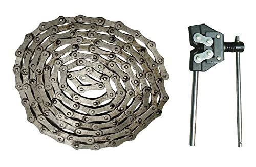 DURAFORCE 2040 Roller Chain 50 Foot Roll 1" Extended Pitch x 5/16" Width & Chain Breaker