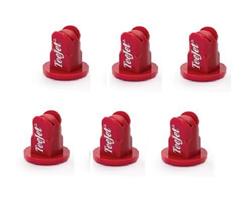 DURAFORCE Pack of 6 TeeJet Accupulse Non-Air Induct Spray Tip 110° Rated 0.40 GPM @ 40 PSI