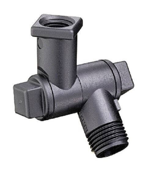 DURAFORCE TeeJet 1/4" FPT Inlet x 11/16" Male Threads Outlet Single Swivel Body Assembly
