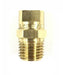 DURAFORCE 2 of TeeJet Veejet Brass 95° Spray Tip Nozzle 1/4" MNPT For Boomless Nozzles