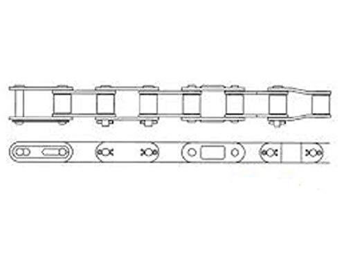 DURAFORCE 10 Foot Roller Chain 1.654" Pitch x 0.984" Roller Width x 0.281" Pin Diameter
