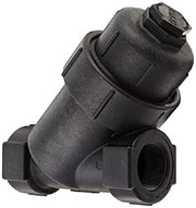 DURAFORCE Banjo 1-1/2" x 1-1/2" FPT Y-Strainer Poly Head & Bowl 50 Mesh Screen @ 150 PSI
