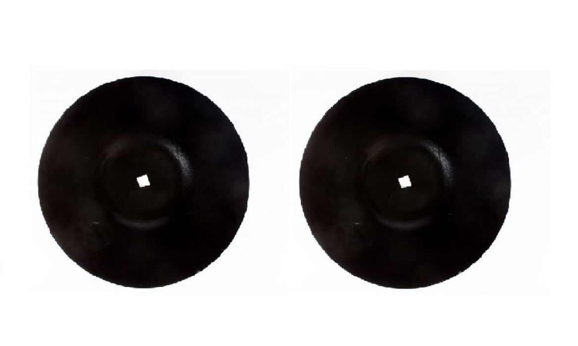 DURAFORCE 2 of 18" Smooth Disc Harrow Blades 1-1/8" Square Flat Center 7 Gauge P187118FC