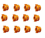 DURAFORCE Pack of 12 - Quick TeeJet Orange Nylon Cap For TK-V & TF-V Style Spray Tip