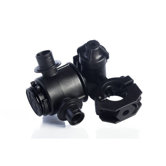 DURAFORCE 3 Outlet Quick Nozzle Body w/ Check Valve Fits 3/4" Pipe For Wet Booms