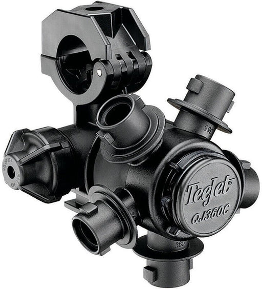 DURAFORCE 2 of 5-Outlet Quick Nozzle Body w/ Check Valve Fits 1" ID Pipe For Wet Booms