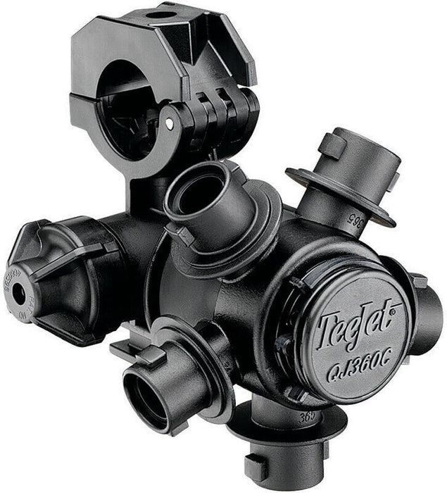 DURAFORCE 2 of 5-Outlet Quick Nozzle Body w/ Check Valve Fits 1" ID Pipe For Wet Booms