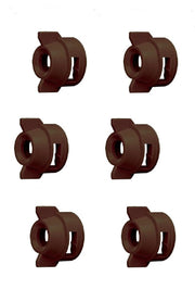 DURAFORCE Pack of 6 - Quick TeeJet Brown Nylon Cap For TK-V & TF-V Style Spray Tip