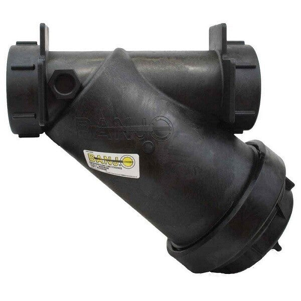 DURAFORCE Banjo 3" x 3" Y-Strainer Poly Head & Bowl w/ 20 Mesh Screen @ 75 PSI LSM300-20