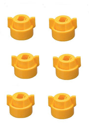 DURAFORCE Pack of 6 - Quick TeeJet Yellow Nylon Cap For TP, XR, DG, OC, Turbo & AIXR Tips