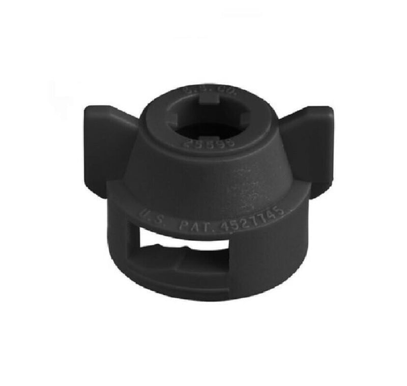 DURAFORCE Pack of 50 - Quick TeeJet Black Nylon Cap For Flat Fan Spray Tips w/ 2 Patterns